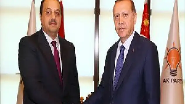 Cumhurbaşkanı Erdoğan Katar Savunma Bakanı Attiyah'ı Ağırladı