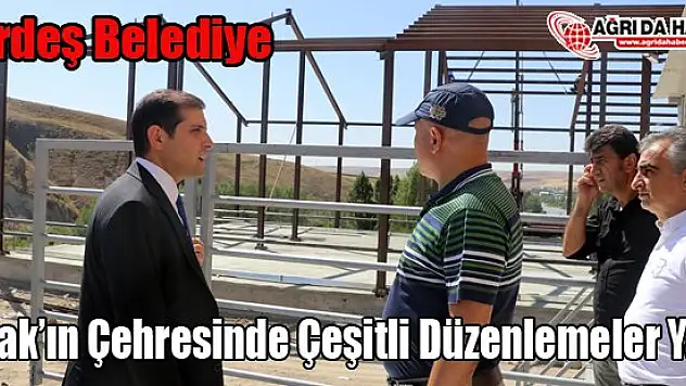 Kardeş Belediye Tutak'ın Çehresinde Düzenlemeler Yaptı