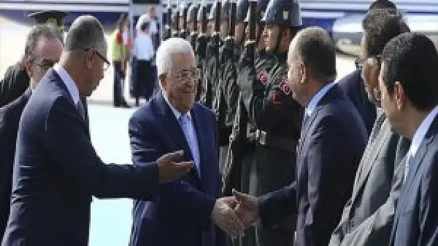 Filistin Devlet Başkanı Mahmut Abbas Türkiye'de