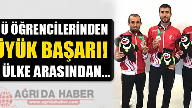 AİÇÜ Öğrencilerinden Büyük Başarı!