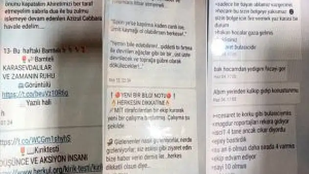 Fetöcülerin Mit Korkusu Mesajlara Yansıdı