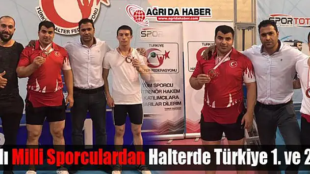 Ağrılı Milli Sporculardan Türkiye 1. ve 2.'liği
