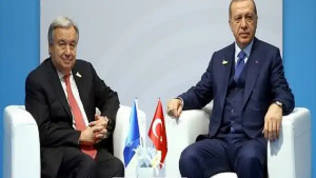 Cumhurbaşkanı Erdoğan Arakan için Guterres ile Görüştü