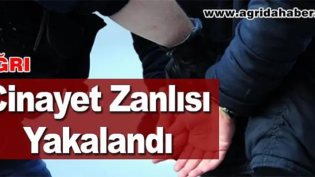 Doğubayazıt'ta 4 Yıldır Aranan Cinayet Zanlısı yakalandı