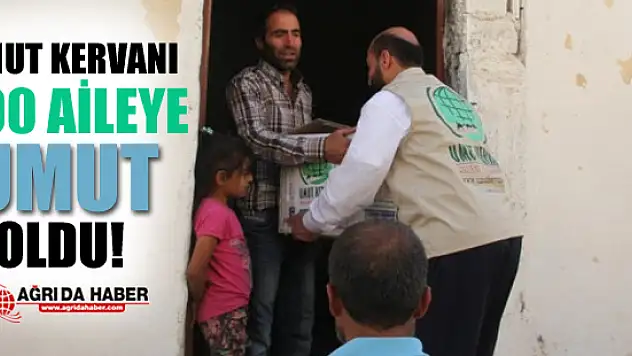 Umut Kervanı 300 Aileye Umut Oldu