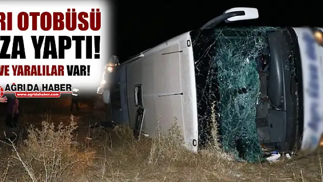 Ağrı Otobüsü Yozgat'ta Kaza Yaptı!
