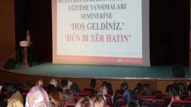 Hakkari'ye Atanan Öğretmenler Kürtçe Ders Alıyor