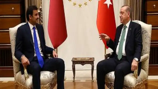 Cumhurbaşkanı Erdoğan İle Katar Emiri Al Sani Görüştü