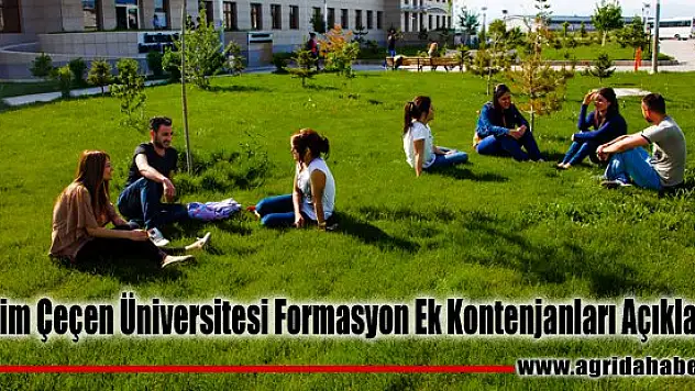İbrahim Çeçen Üniversitesi Formasyon Ek Kontenjanları Açıklandı