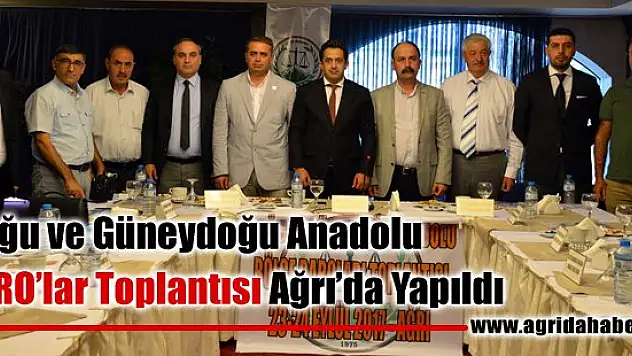 Doğu Ve Güneydoğu Anadolu BARO'lar Toplantısı Ağrı'da Yapıldı