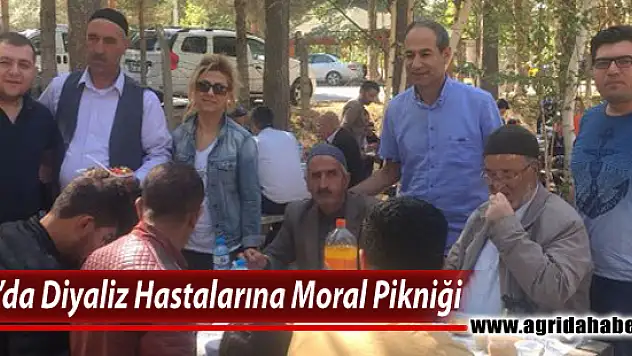 Ağrı'da Diyaliz Hastalarına moral Pikniği düzenlendi