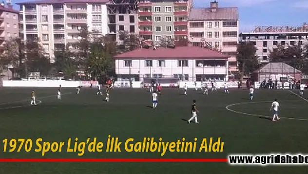 Ağrı 1970 Spor Bölgesel Amatör Ligi'nde ilk galibiyetini aldı