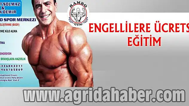RAMBO SPOR MERKEZİNDEN ENGELLİLERE DESTEK