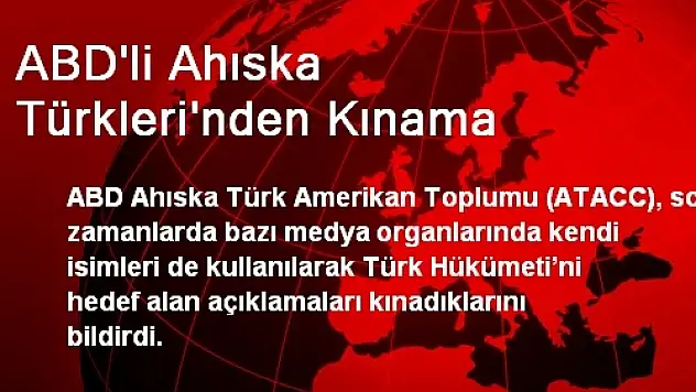 ABD'li Ahıska Türkleri'nden Kınama