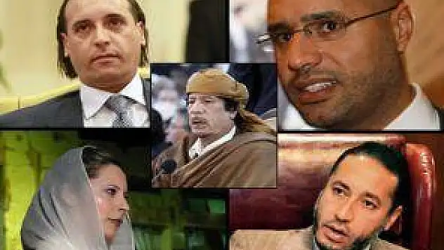 İşte Kaddafi ailesi!