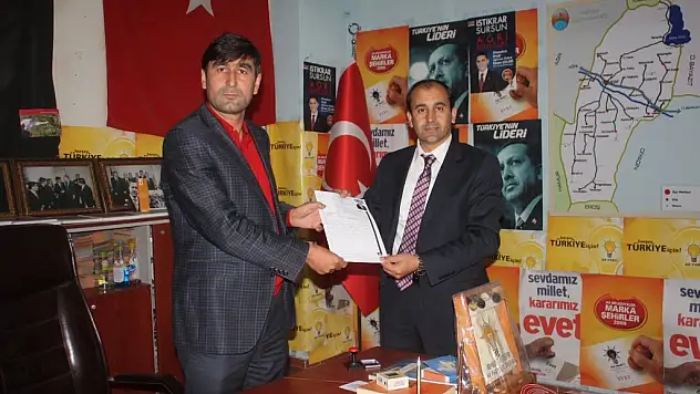 MEHMET NURİ SAMANCI ADAY ADAYLIĞINI AÇIKLADI