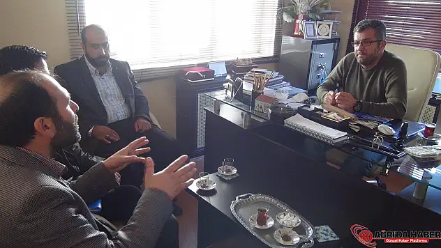 HÜDA PAR Ağrı Güncel Gazetesini Ziyaret Etti