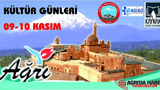 Sezonun İlk Kültür Günleri Ağrı'da Yapılıyo