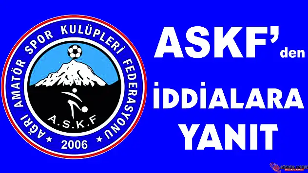 Ağrı ASKF 'den Spor Kamuoyuna Bilgilendirme