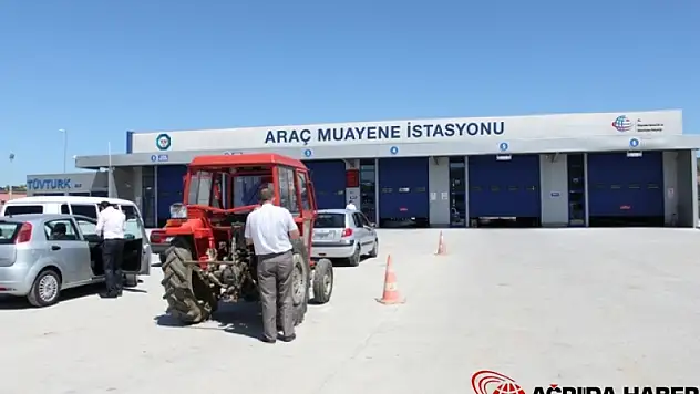 Ağrı'da her 4 traktörden 3'ü muayenesiz