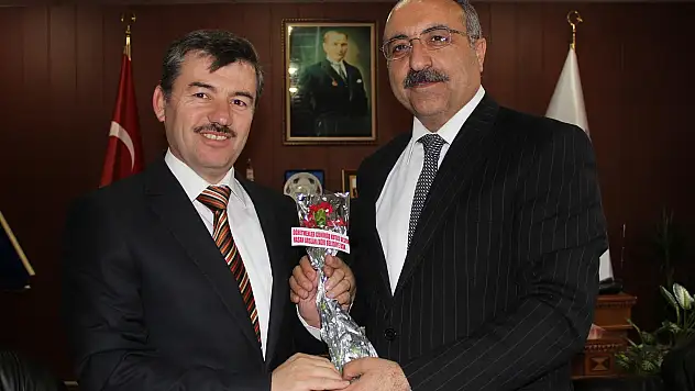 BAŞKAN ARSLAN'DAN MÜDÜR BAŞAK'A ZİYARET