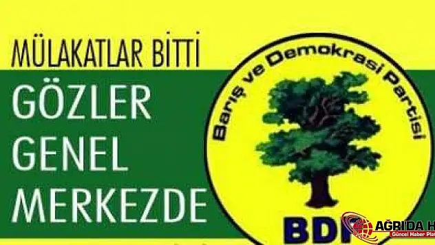 BDP'de mülakatlar tamamlandı