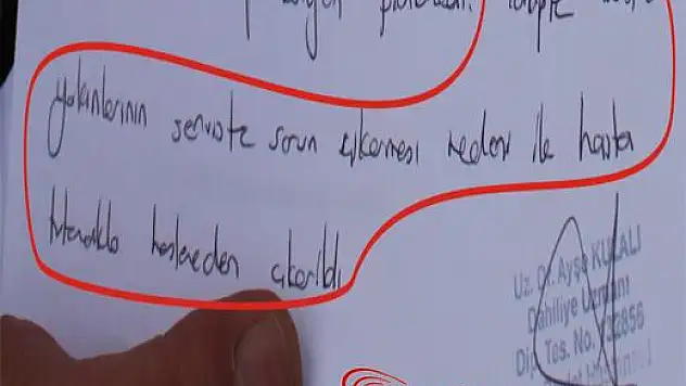 Hastane Müdürüne Belgeli Yanıt ?
