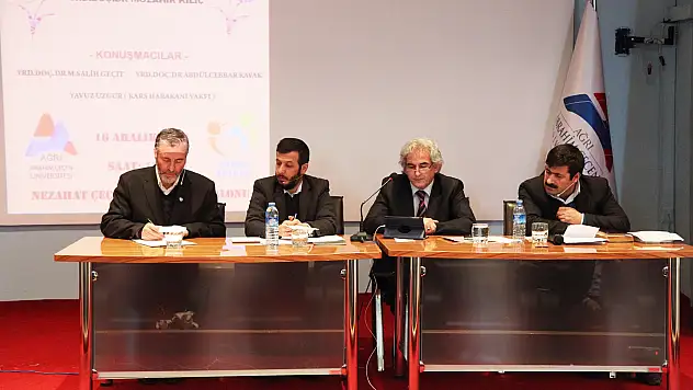 AĞRI İBRAHİM ÇEÇEN ÜNİVERSİTESİNDE DOĞU'NUN SULTANLARI KONULU PANEL DÜZENLENDİ