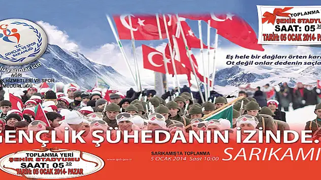 Ağrı Gençlik Şühedanın İzinde