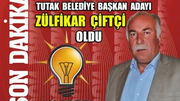 Ak Parti Tutak Belediye Başkan Adayı Zülfikar Çiftçi