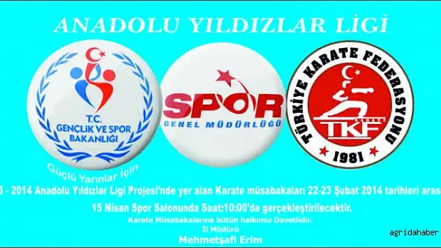 AĞRIDA ANADOLU YILDIZLAR LİGİ HEYECANI