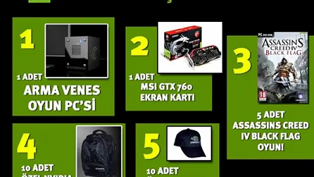 Beğenin, Oyun Pc'si Kazanın!