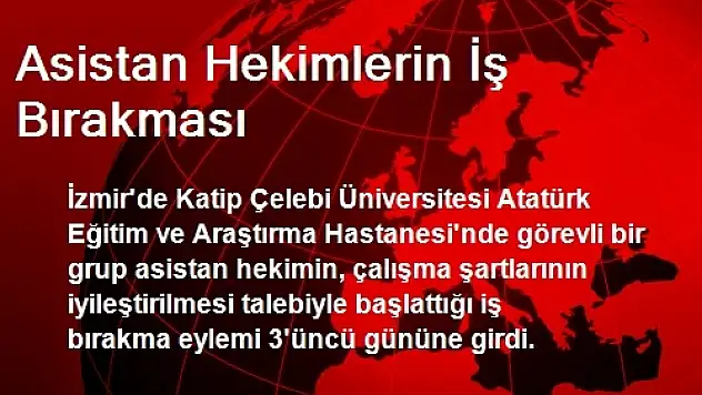 Asistan Hekimlerin İş Bırakması