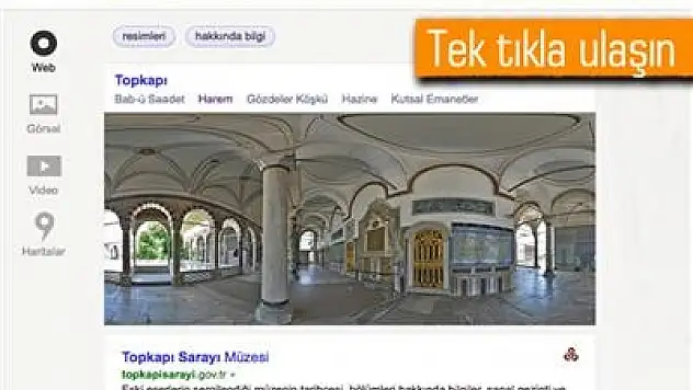 Topkapı Sarayı'nı Yandex'le Gezin