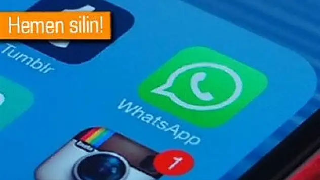 Whatsapp'ı Silin Uyarısı Geldi!
