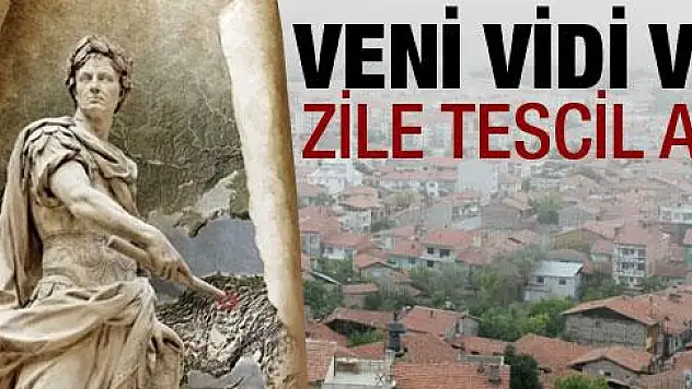 Veni vidi vici sözüne tescil