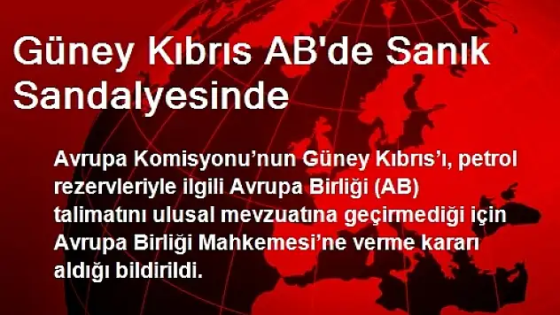 Güney Kıbrıs AB'de Sanık Sandalyesinde