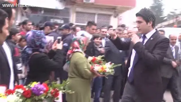 Bakanlar Ala ve Eker, Kurtalan'da -