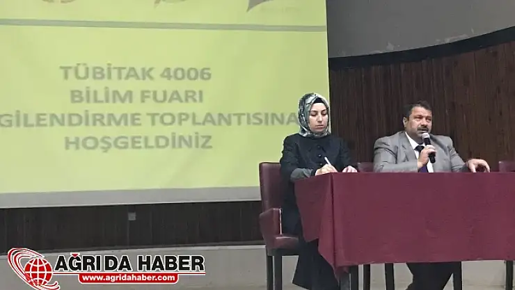 Ağrı'da Tübitak Bilgilendirme Toplantısı Yapıldı