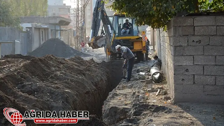 Doğubayazıt'ta Altyapı Çalışmaları Sürüyor