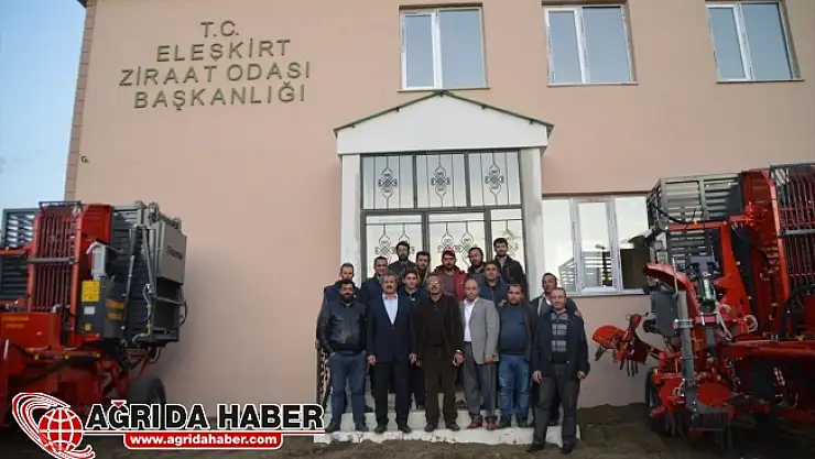 Eleşkirtli Çiftçilere DAP'tan Makine Desteği