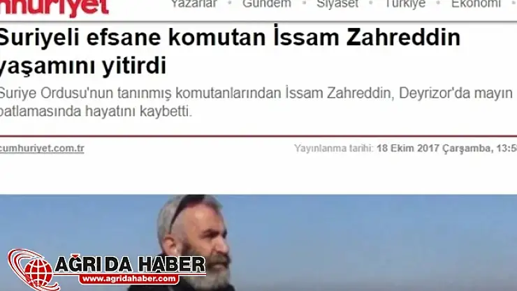 Esed'in Kanlı Katiline Cumhuriyet Gazetesinden Övgü