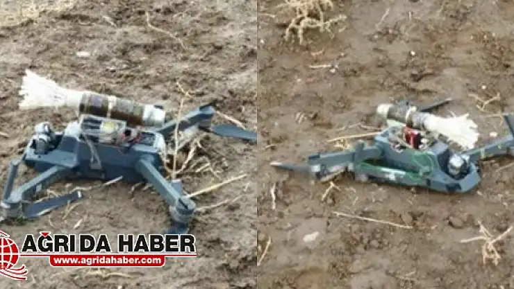 Ağrı Tendürekte PKK'nın Bomba Yüklü Dronesi imha edildi