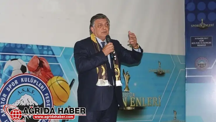 ASKF 2017 Yılının Ağrıda 'Sporun Enleri Ödül Törenini düzenlendi