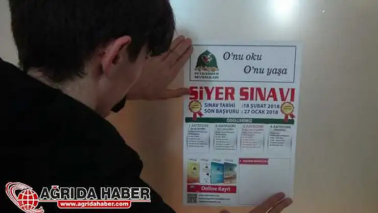 Doğubayazıt'ta Siyer Sınavı kayıtları devam ediyor