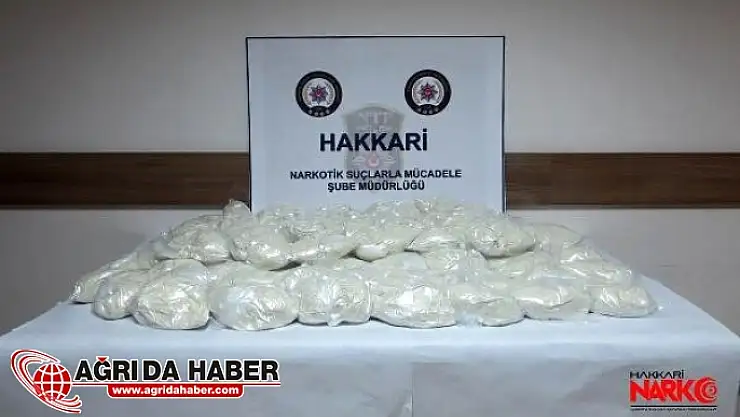 Hakkari'de Uyuşturucu Operasyonu: 45 Kilo Eroin Yakalandı!