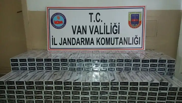 Jandarma, 3 ayrı ilçede 16 bin 231 paket kaçak sigara ele geçirdi