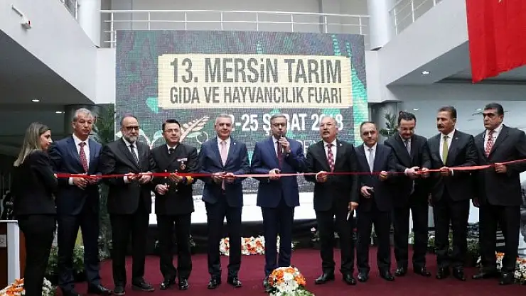 13. Mersin Tarım, Gıda ve Hayvancılık Fuarı açıldı