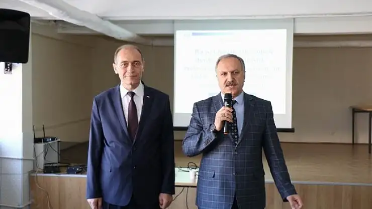 AFAD İl Müdürü Ekinci öğrencilere deneyimlerini anlattı