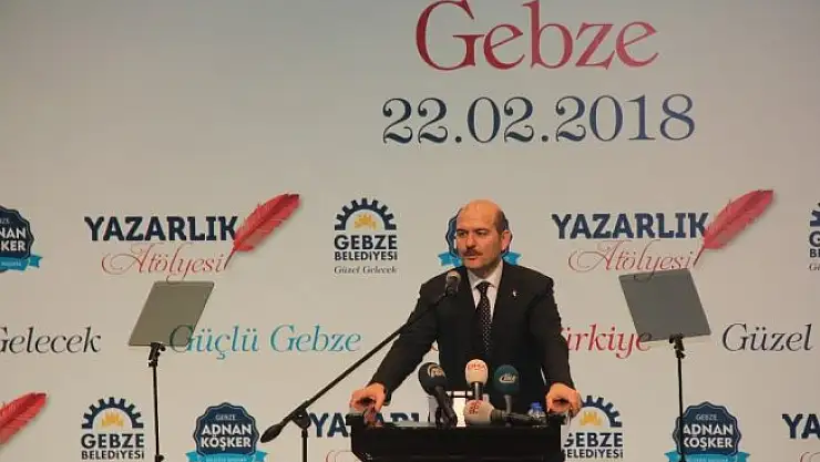 Bakan Soylu: 'Bu topraklarda kılıç ne kadar önemli oldu ise kelam da o kadar önemlidir'